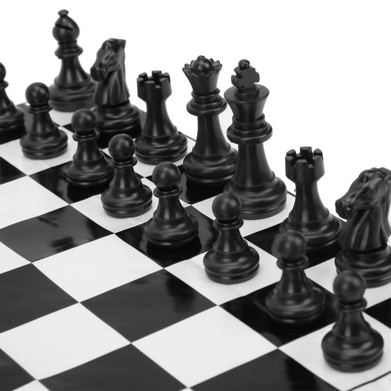 Checkers Set Chess Set 2 in 1 Travel Board Games Set Portable Chess and Checkers Set for Kids and Adults Chess Board Game