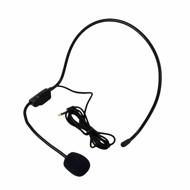 External Voice Collar Clip Mic Speaker Mike Wired Headset Microphone