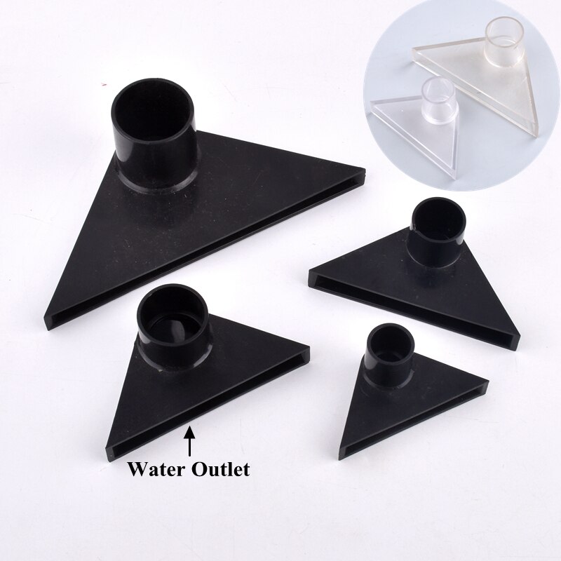 1Pc Aquarium Fish Tank Eendenbek Sprinkler Universele Verstelbare Water Output Driehoek Sprinklers Tuin Waterleiding Connector