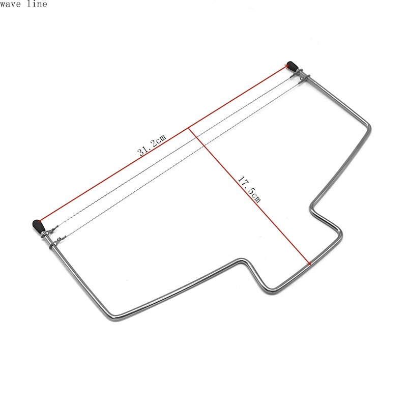 1PC Stainless Steel Adjustable Wire Cake Cutter Slicer Leveler DIY Cake Baking Tool Cake Scraper Kitchen Gagets