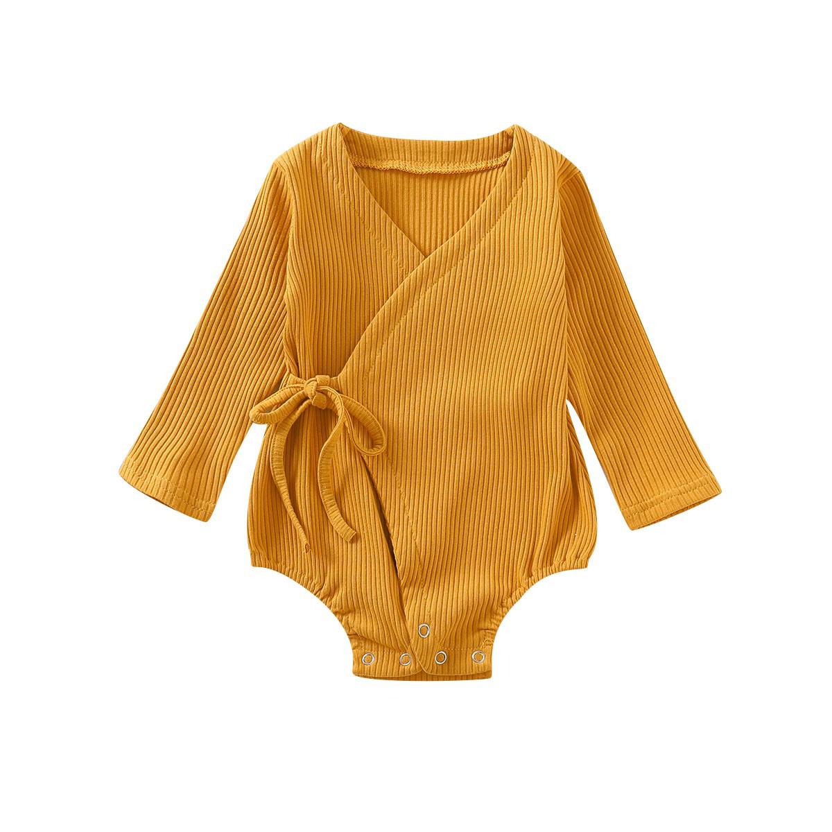 Bodis HITOMAGIC para bebé, ropa para recién nacido, ropa para niños, Mono para niños, mono Unisex, ropa estriada: Yellow / 18M-100