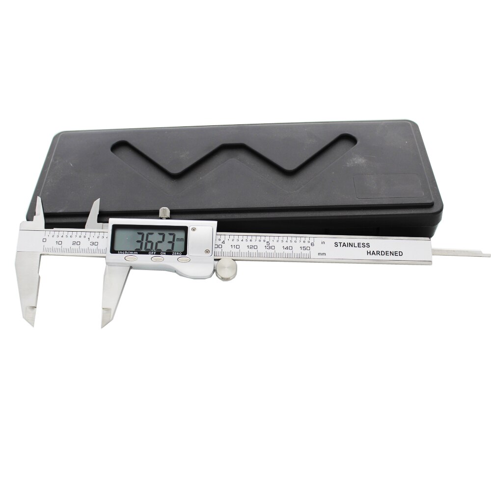 Metal 150mm Stainless Steel Electronic Digital Vernier Caliper Micrometer Measuring Gauge Micrometer 6-Inch Electronic Caliper