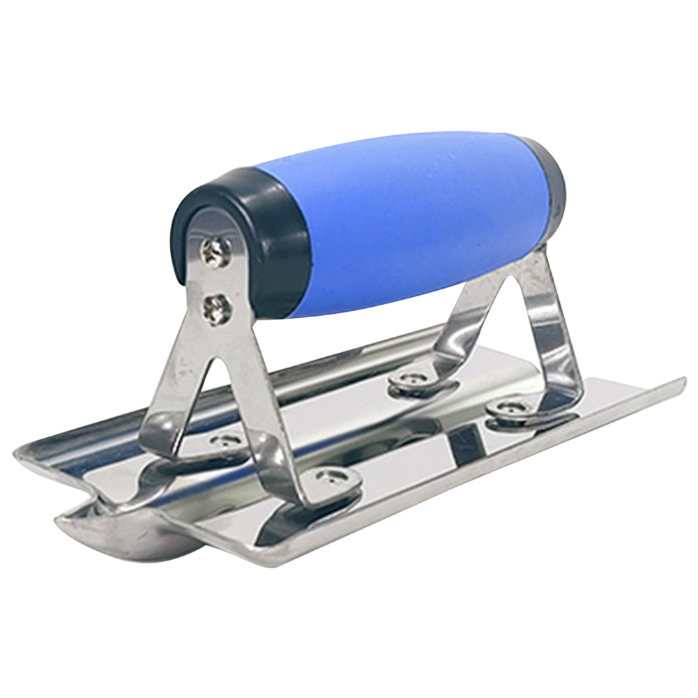 Concrete Hand Edger Or Groover Concrete Tools Stainless Steel Pool Trowel Flat Finishing Trowel Masonry Construction Hand Tool