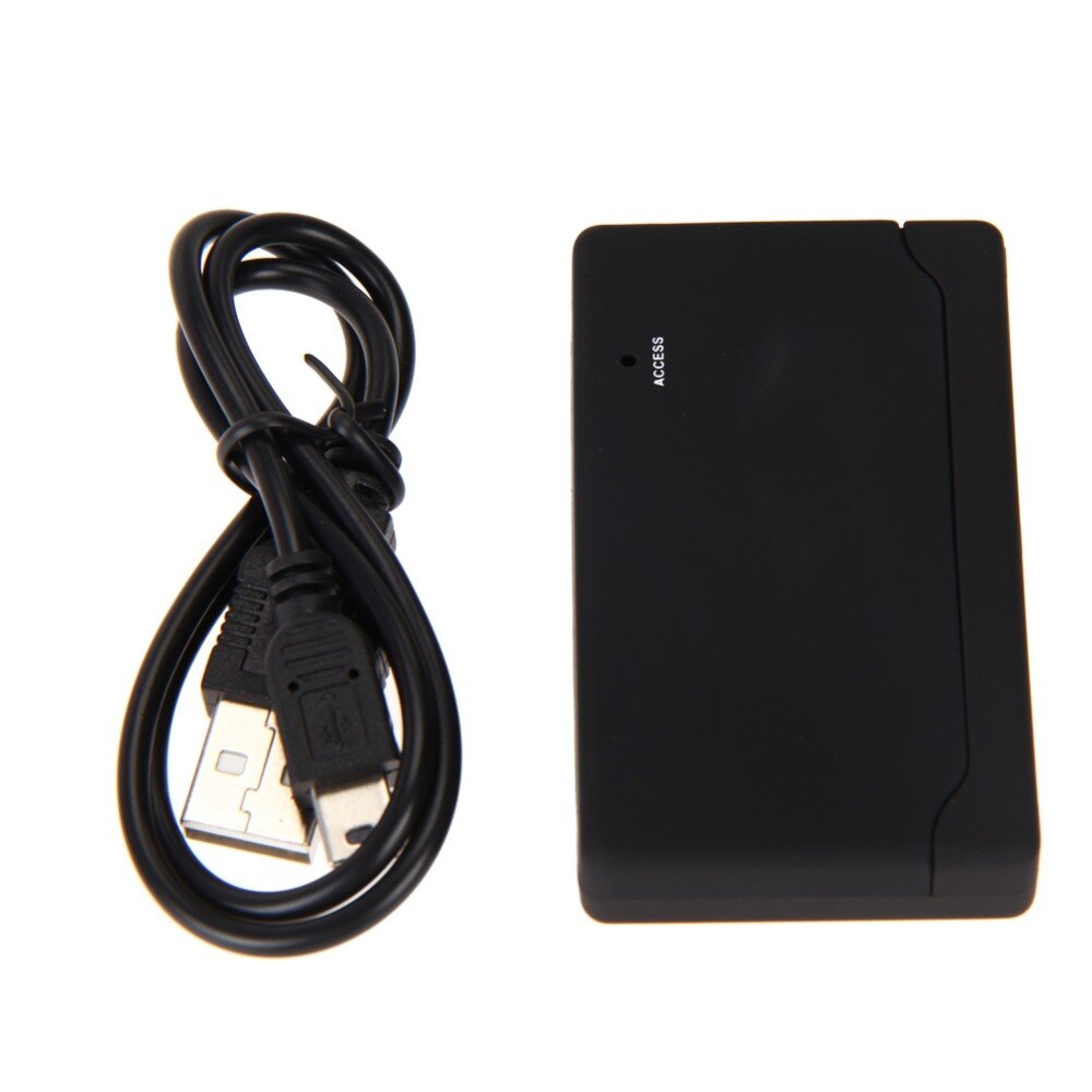 Alt i en hukommelseskortlæser usd kabel sort understøtter usb  v2.0 fuld hastighed usb ekstern sdhc mini mikro  m2 mmc xd cf læs