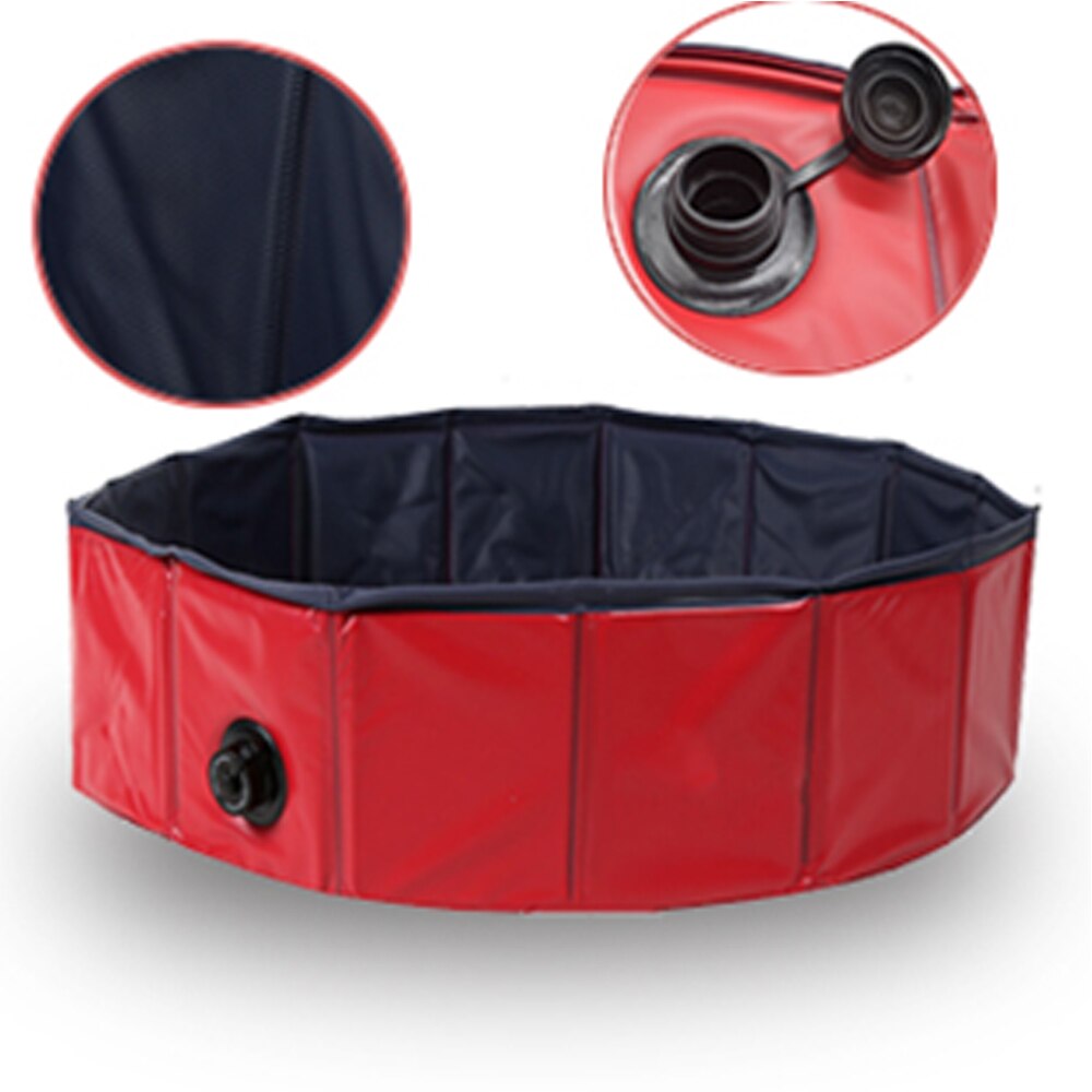 Foldable Pet Pool 60 20cm Play Bathing Swiming Pool 80 20cm Space-saving Pet Pool Summer