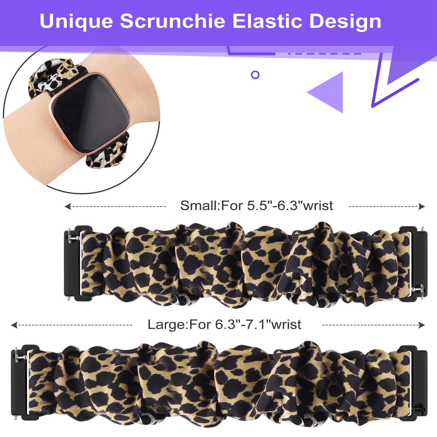 Scrunchie Gummiband Band Für Fitbit Versa 2 Versa Lite Gurt Ersatz Stoff Uhrenarmbänder Weiche Armbinde Für Fitbit Versa 2