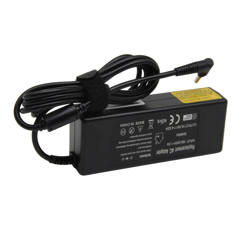 19.5V 4.62A 90W Ac Notebook Laptop Power Adapter Voor Dell Inspiron 4.0*1.7 Ronde Poort Oplader Computer + 1.2M Eu Plug Netsnoer