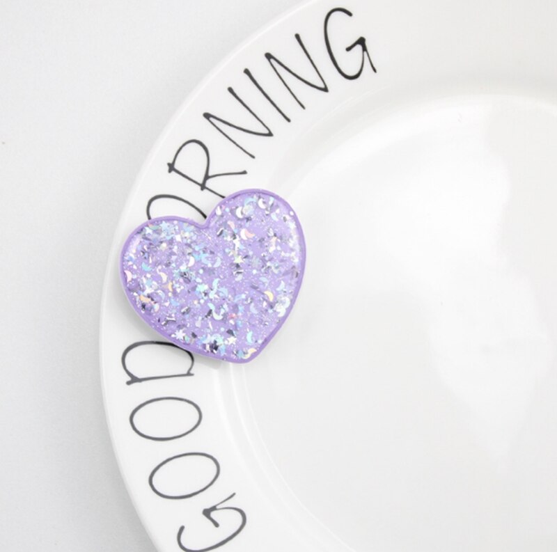 Zeshoekige gladde epoxy multifunctionele telefoonhouder met gripbevestiging, airbagbeugel voor mobiele telefoon en kleine tafel.: En