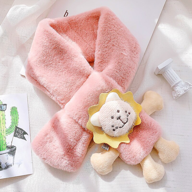 Bavoir couvre-chef en peluche pour femme, Version coréenne, court, , dessin animé, mignon, pour garçons et filles, étudiant et enfant, mignon, D54