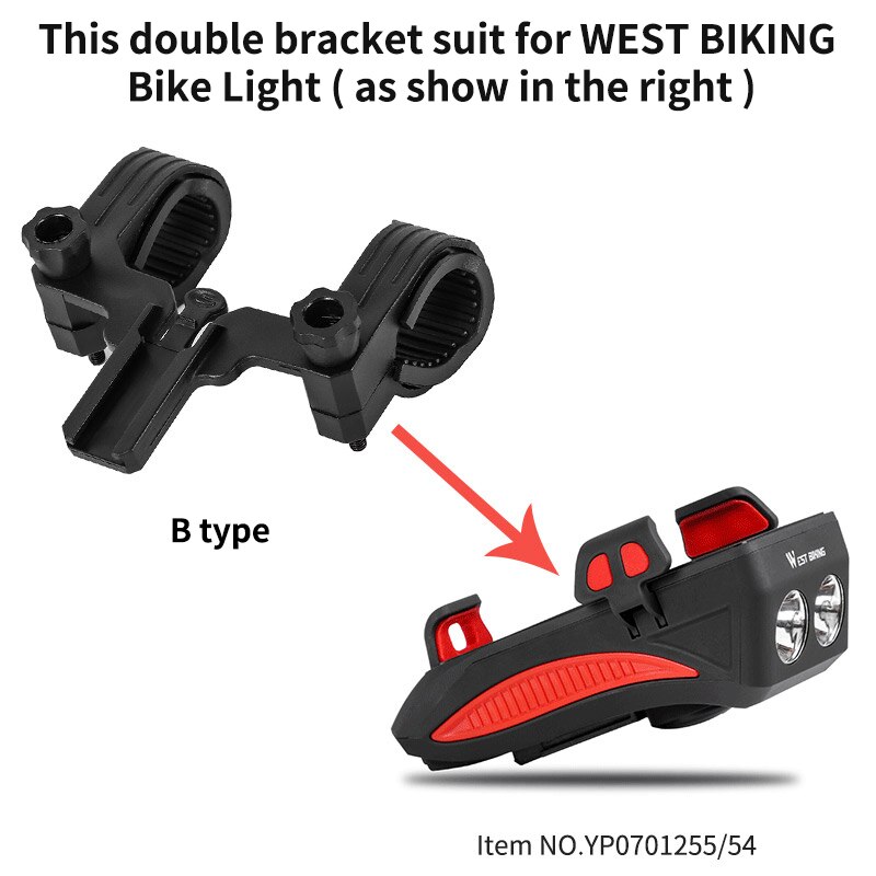 West Fietsen 4 In 1 Fiets Light Bracket Mount Mtb Bike Computer Mount Bracket Smart Sensor Bike Light Stand Fiets accessoires
