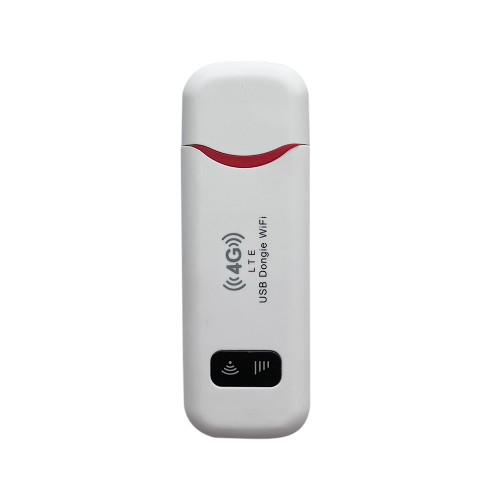 4G LTE Wireless Router USB Dongle WiFi Router 150Mbps Mobile Broadband Modem Stick Sim Card USB Adapter for Home Laptops Office: RED