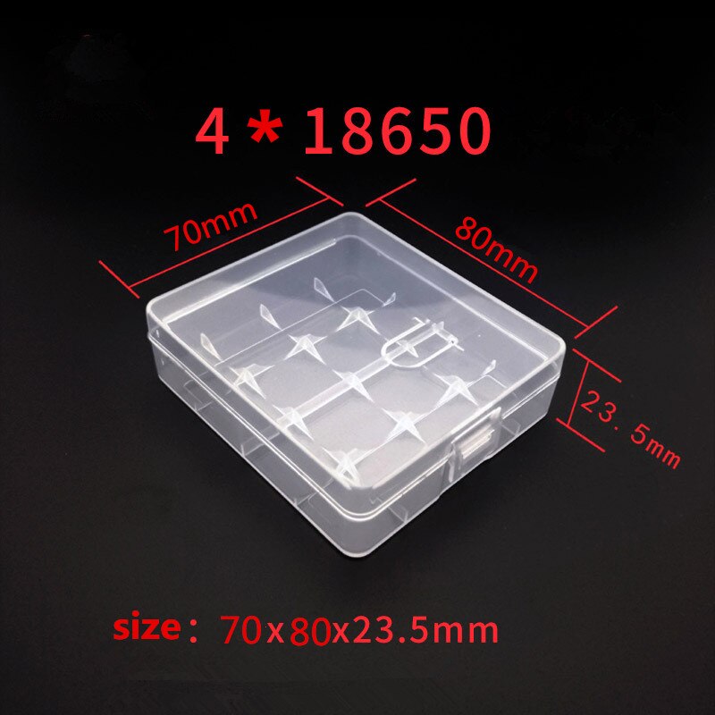 18350 Batterij Case Houder 4X18650 Batterij Opbergdoos Plastic 18500 CR123 Oplaadbare Batterij Hard Container Voor Power Bank
