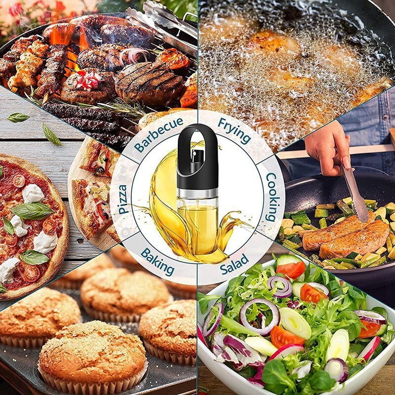 150Ml Cooking Oil Sprayer,Olive Oil Dispenser,Oil Spray Bottle,For Grilling,Salad Making,Cooking,Baking,Frying,Etc