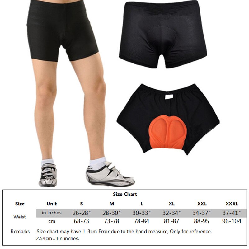 Mannen Vrouwen Demping Fietsbroek Sponge Padded Downhill Mtb Shorts Fiets Ademend Sneldrogend Ondergoed Fietsen Kleding