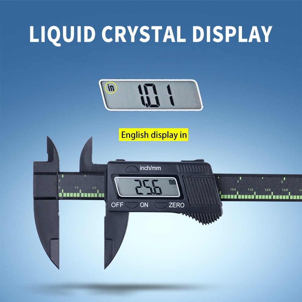 0-150mm Measuring Tool Stainless Steel LCD Digital Caliper Meetinstrument paquimetro Measuring Instrument Vernier Calipers