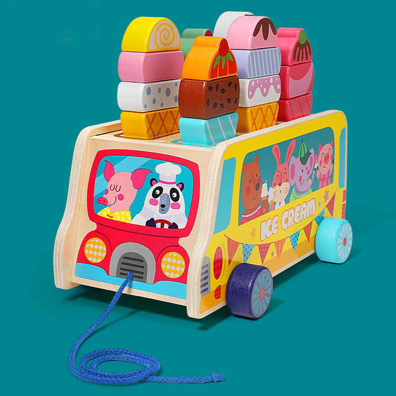 Kinderen Houten Puzzel Speelgoed Whac-A-mole Speelgoed Multifunctionele Beat Dia Vroeg Leren Educatief Zintuiglijke Baby Kinderen speelgoed