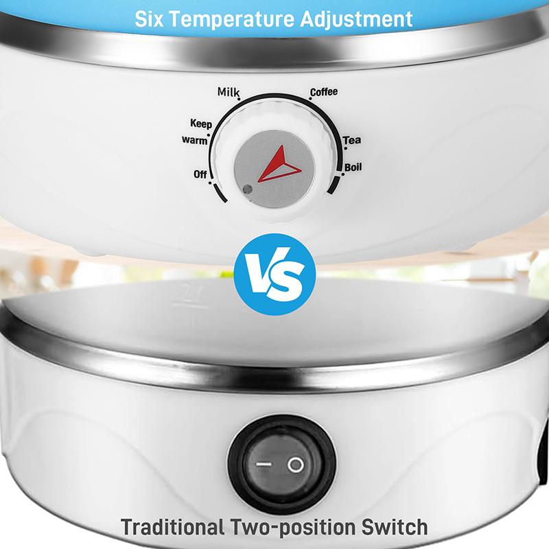 Bollitore elettrico pieghevole da viaggio, bollitore elettrico pieghevole da viaggio portatile Bollitore in silicone per uso alimentare Pieghevole Acqua bollente veloce