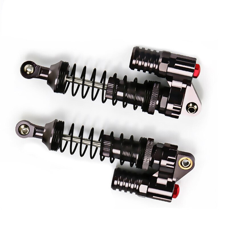 4Pcs Aluminium Alloy 90Mm Absorber Shocks For 1/10 Scale Rc Rock Crawlers Axial Scx10 D90 Truck