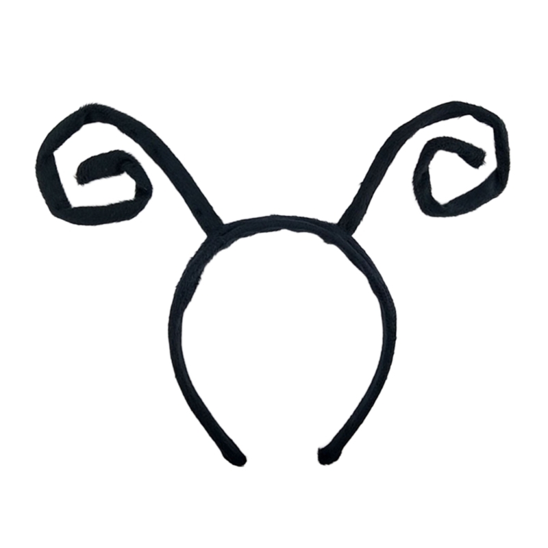 Schmetterling Antenne Stirnband Halloween Ameise Stirnband Halloween Party Kostüm Samt Käfer Stirnband lustige Schmetterling Stirnband: Black