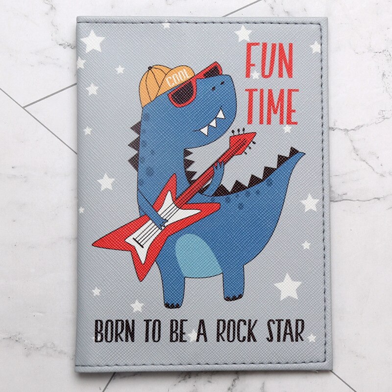 Populaire Cartoon Pu Lederen Business Paspoort Cover Met Kaart Tas Documenten Houder Case 14.5*10Cm: 02