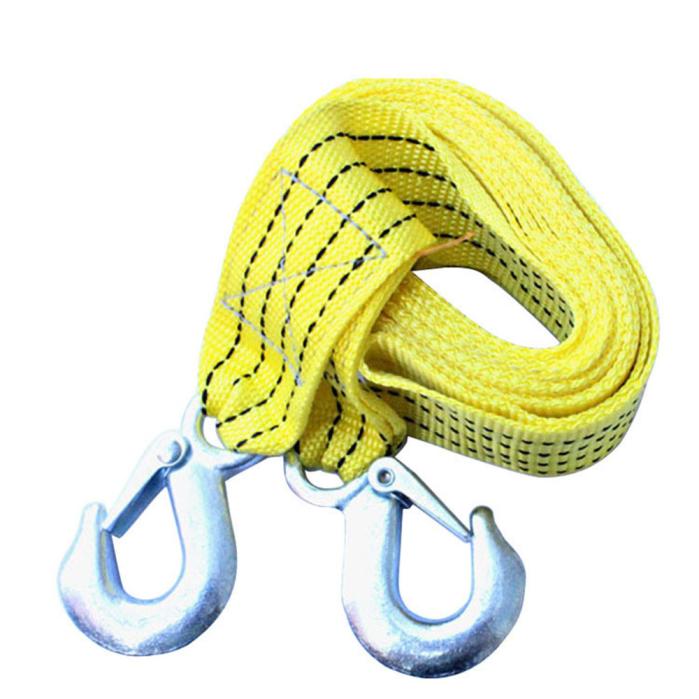 Auto-styling 3 ton auto sleepkabel sleepband touw met haken nood zware uitvoering 300cm type  td1020
