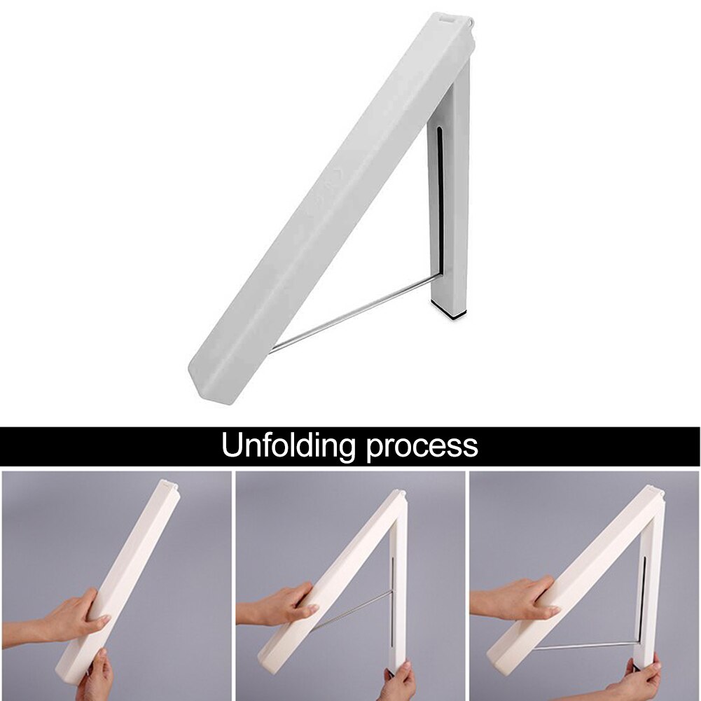 Home Multifunction Retractable Wall Mount Folding Clothes Hanger Waterproof Stainless Steel Towel Rack with Installation Packs