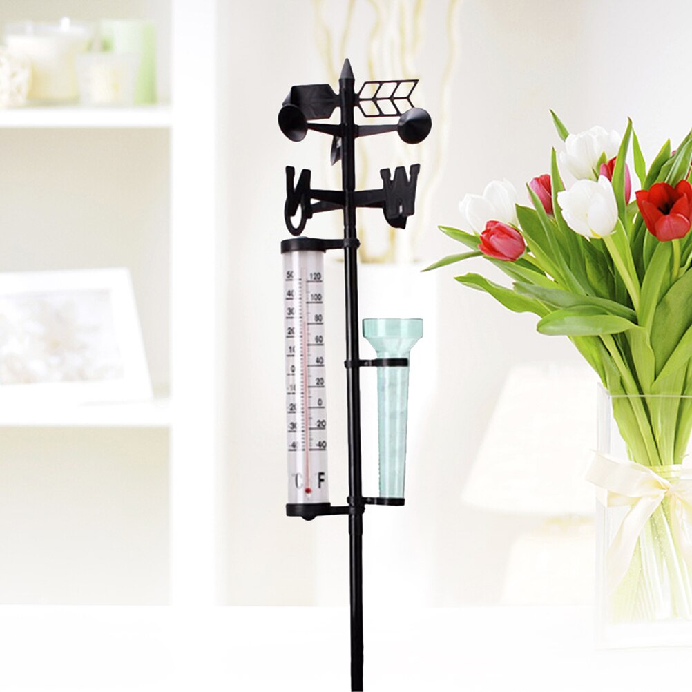 Estación Meteorológica de para exteriores, medidor de dirección del viento práctico y preciso, fácil de montar, 1 unidad