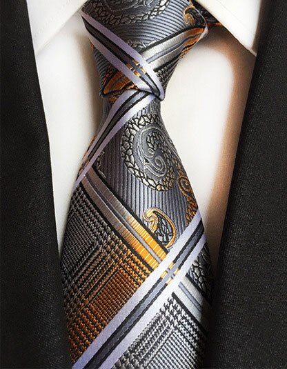 Gusleson 8Cm Mannen Zijden Stropdas Effen Plaid Gestreepte Stropdassen Voor Mannen Formele Zakelijke Bruiloft Accessoires Stropdas Voor Man Party: YU-G03