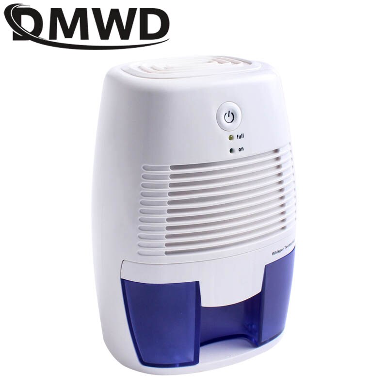 DMWD Mini deshumidificador de refrigeración eléctrica desecante secador de aire 110V 220V máquina de absorción de humedad 500ml dormitorio cocina absorbente