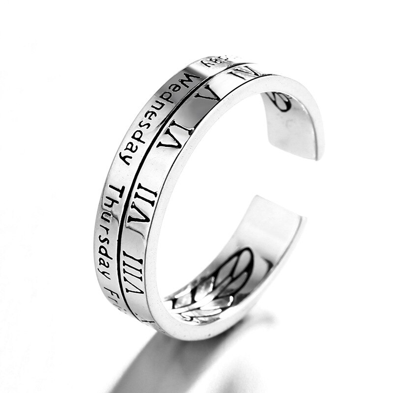 Persoonlijkheid Bohemian Vintage Brief Ringen Voor Vrouwen Mannen Vintage Ringen Gothic Sieraden Valentines