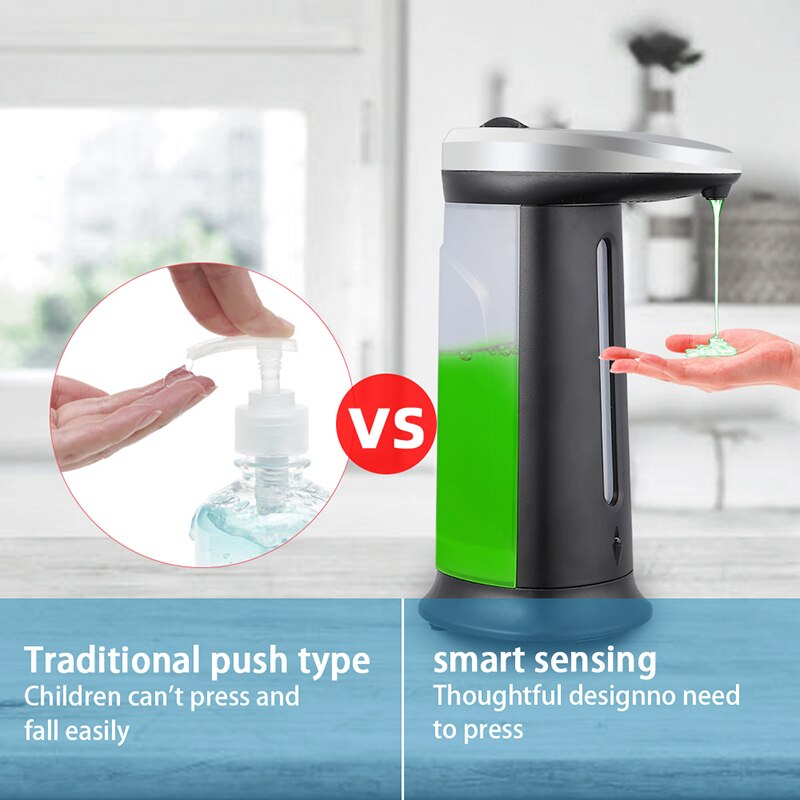 Automatic Soap Dispenser Touchless Smart Sensor Liquid Soap Dispenser Pump Hand Free Detergent Dispensador for Bathroom Kitchen