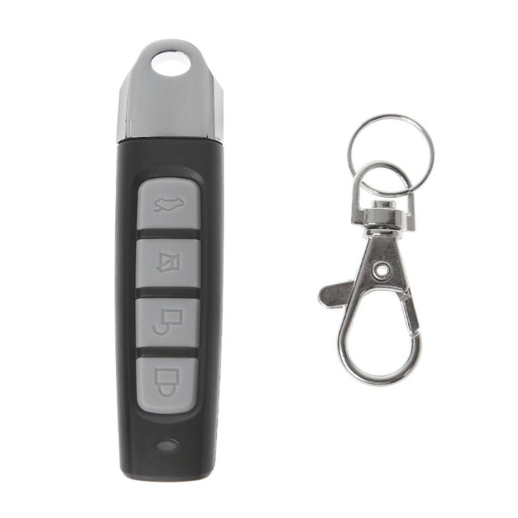 Universal Cloning Duplicator Key Fob A Distance Remote Control 433MHZ Clone Fixed Learning Code For Gate Garage Door: ABCD grey