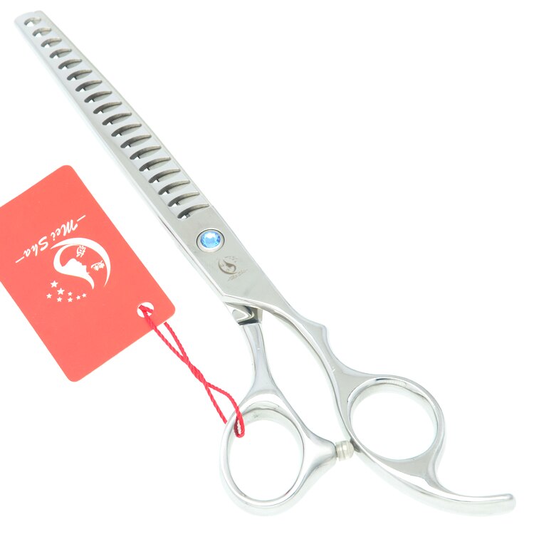 Meisha 7 inch Pet Dog Cat Grooming Scissors Set Straight Curved Cutting Thinning Shears Kit Tesoura Puppy Styling Tool B0013A