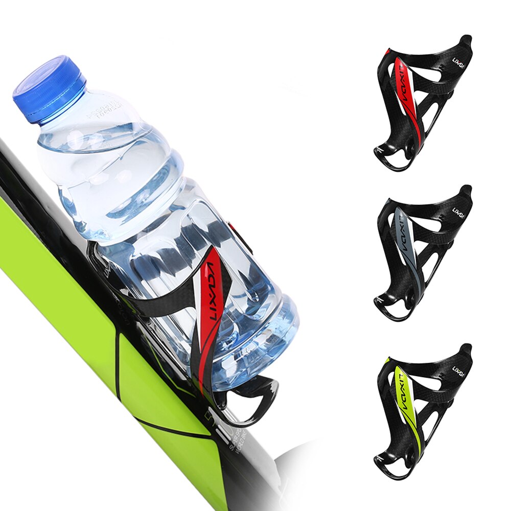 Lixada Super Licht Radfahren Carbon Faser Fahrrad Flasche Käfig Radfahren Wasser Flasche Halter bidonhouder carbon tasse halter für bike