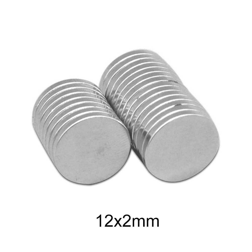 20~300pcs 12x2mm N35 Neodymium Magnet 12*2 Small Round Permanent NdFeB Disc Super Powerful Strong Magnetic Magnets 12x2 mm