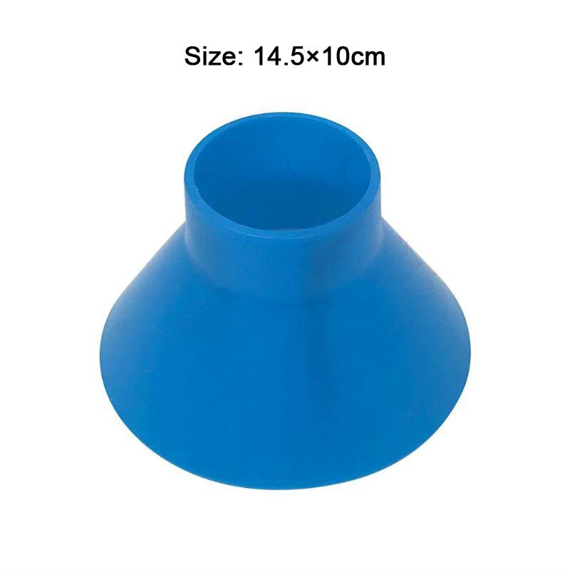 Auto Car Magic Window Windshield Car Ice Scraper Shaped Funnel Snow Remover Deicer Cone Deicing Tool Scraping: Mini Blue
