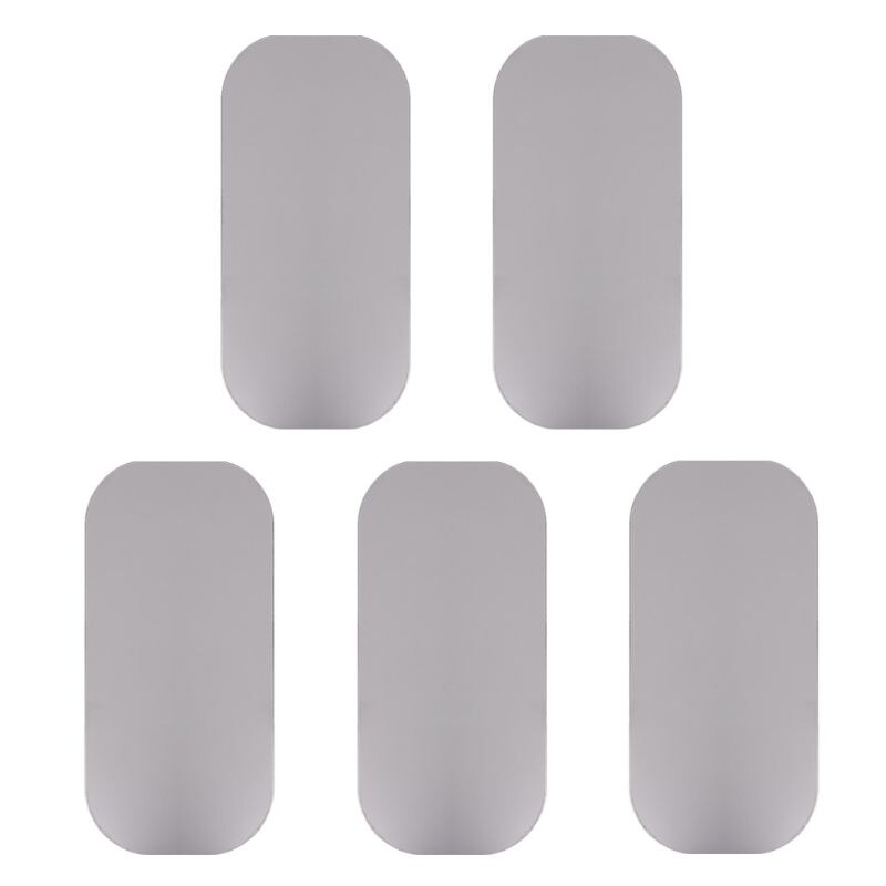 5pc Metal Plate with Adhesive for Magnetic Mounts Fan Magnet Tablet Phone Cradle: 5 Metal Plate