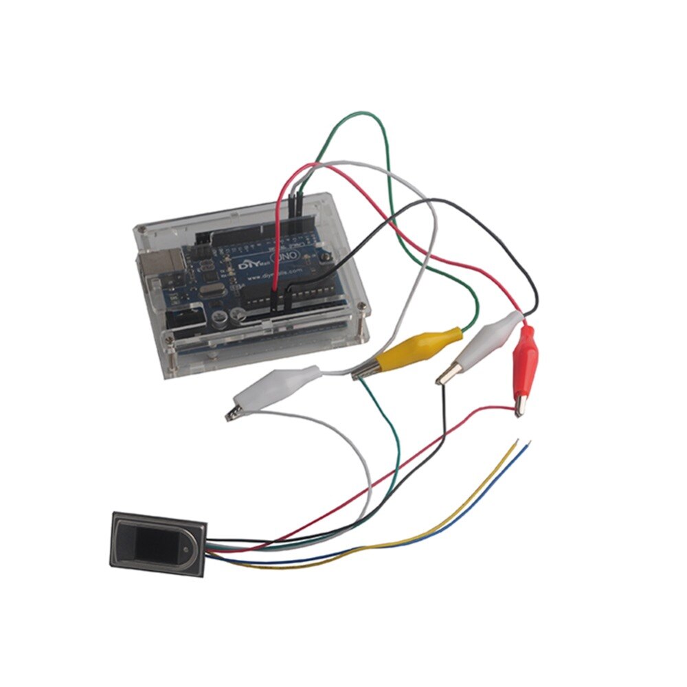 Optische Vingerafdruklezer Sensor Module voor Arduino UNO R3 Mega2560 Raspberry Pi RPI DC3.8-7.0V UART 1/2/5 pcs FZ3387