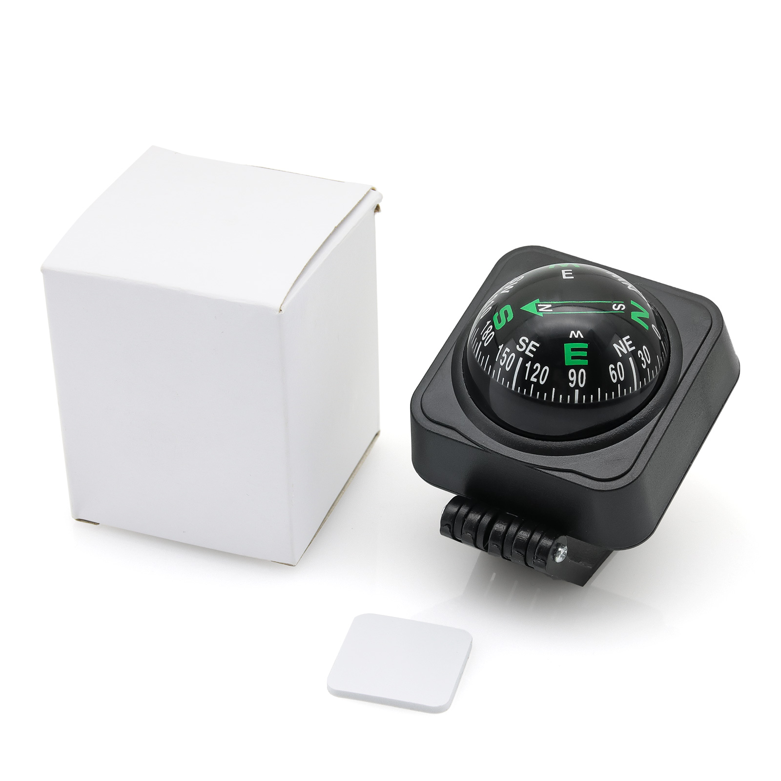 Outdoor Adjustable Navigation Dashboard Car Compass For Car Boat Cycling Hiking Direction Pointing Guide Ball Shaped Compass