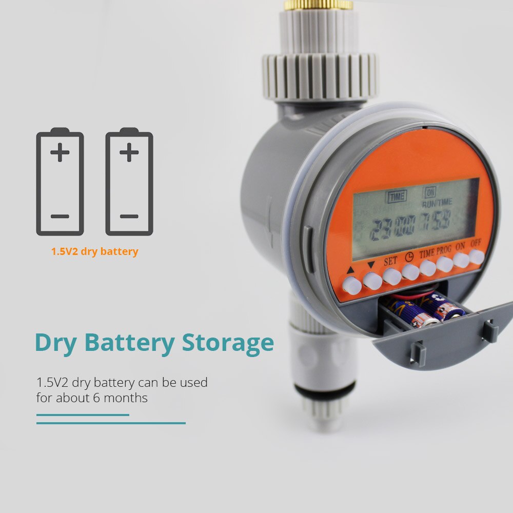Benexmart Garden Watering Timer Pressure Regulator Irrigation Controller Waterproof with Battery