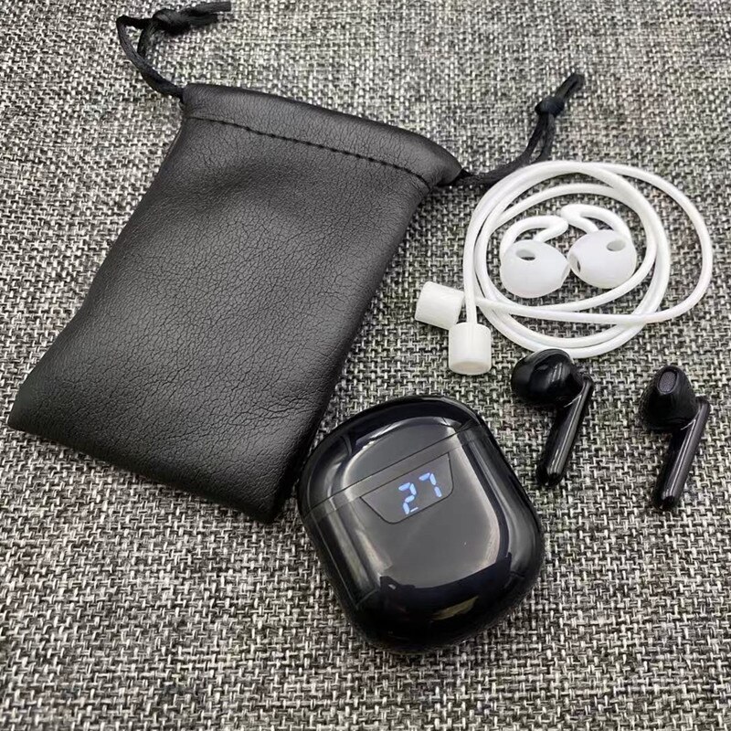 Écouteurs sans fil Bluetooth TWS, oreillettes de sport, avec micro, contrôle de Volume, étanches, pour Xiaomi Samsung Huawei PK i90000: Black G03 kits