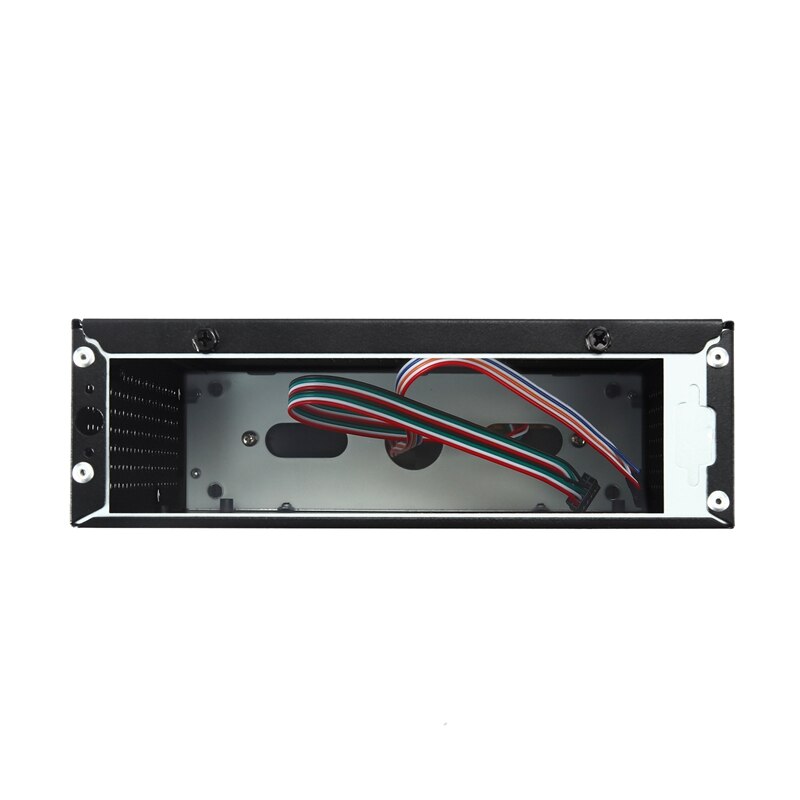 Desktop voeding gaming htpc host office home 2.0 usb mini itx met radiatorgat computerbehuizing praktische horizontale behuizing