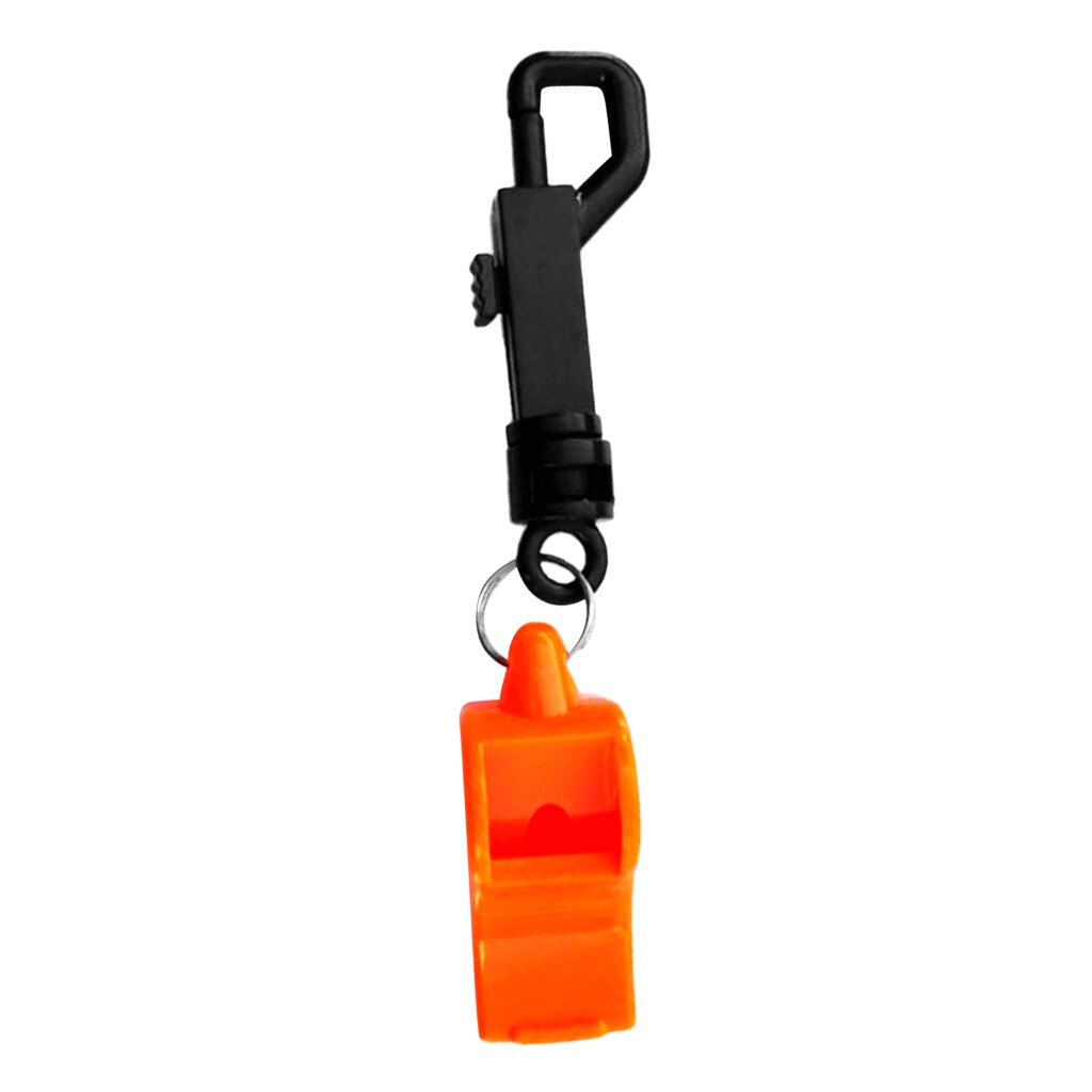 1 Pcs di Alta Qualità di Sicurezza Fischietti Con Snap Clip Di Emergenza Facile Da Trasportare per il Campeggio Esterno Scuba Diving Nuoto Kayak