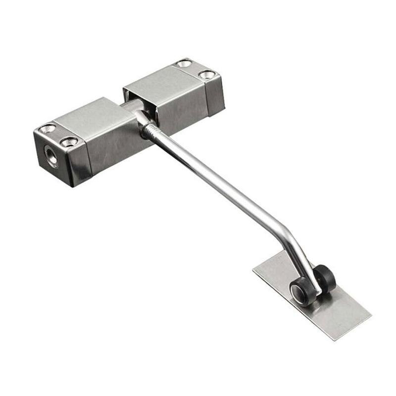Adjustable Automatic Strength Spring Door Closer Hinge Closing Rated Channel Adjustable Single Door Door Strength Fire K7M4: Default Title
