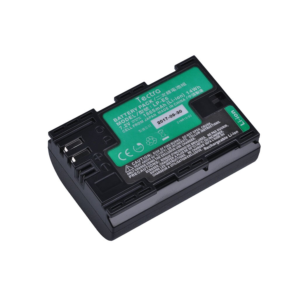 2 pièces LP-E6 LP-E6N batterie pour Canon EOS 5DS 5D Mark II Mark III 6D 7D 60D 60Da 70D 80D batterie avec cellules japon de
