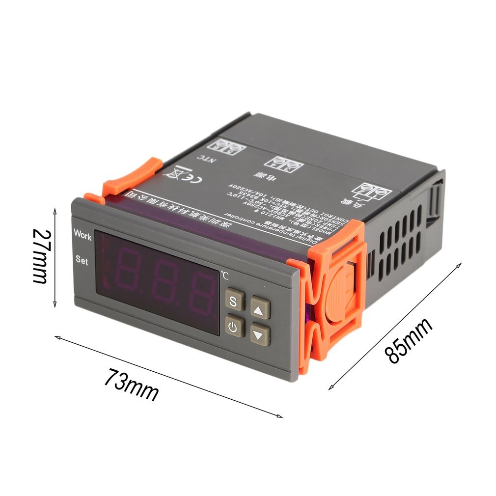 MH1210W AC90-250V Digitale Temperatuur Thermostaat Regulator Controller -50 ~ 110 ℃ Verwarming Koeling Controle Ntc Sensor