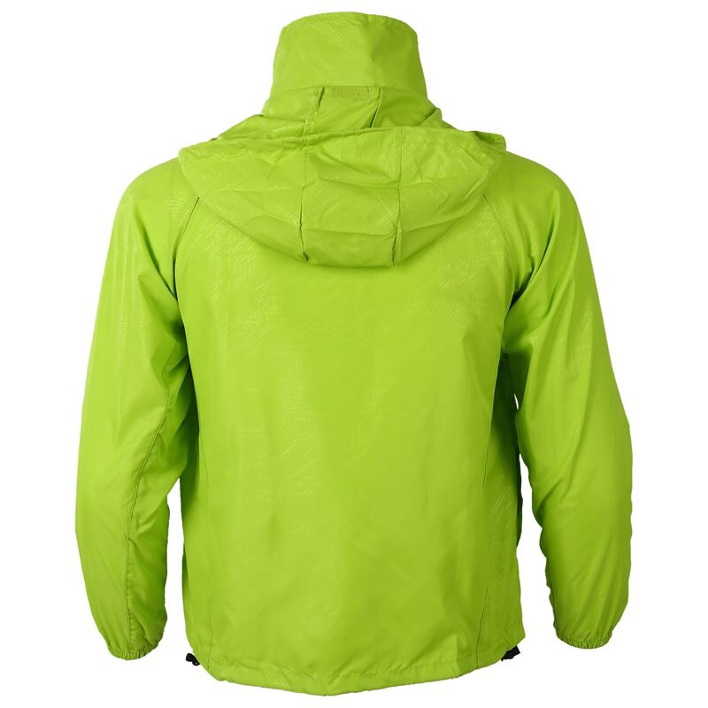 Udendørs unisex cykling løb vandtæt vindtæt jakke regnfrakke -frugtgrøn,xxxl