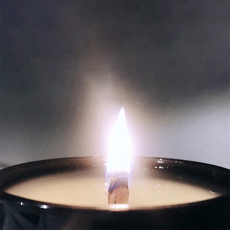 50 Set Natural Candle Wicks, 131.3cm Wooden Natural Environmental Candle Cores with Iron Stand for Candle Making