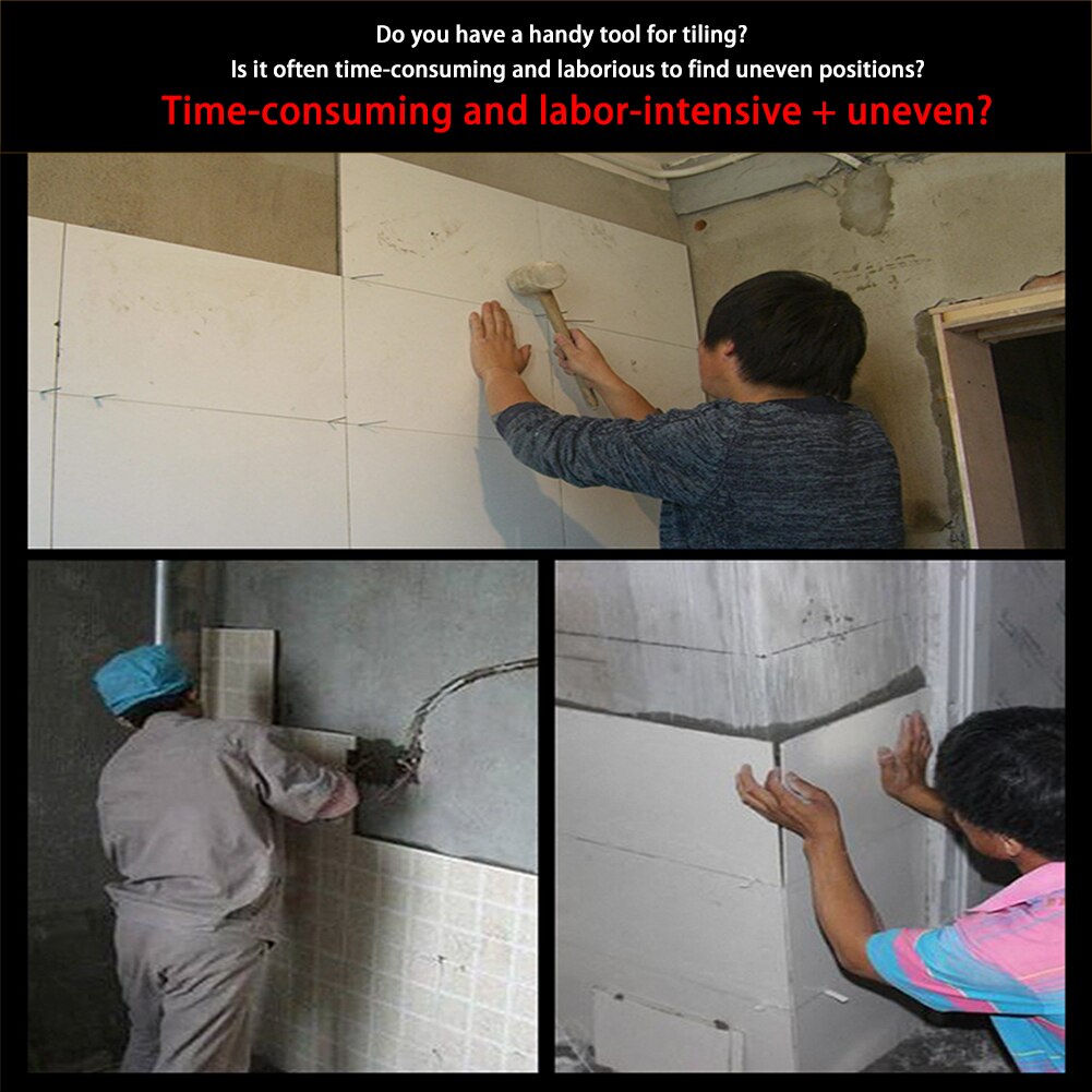 Height Adjustment Regulator Tile Locator Wall Ceramic Locator Leveling Tile Height Manual Lifting Positioning Leveler Bricklayer