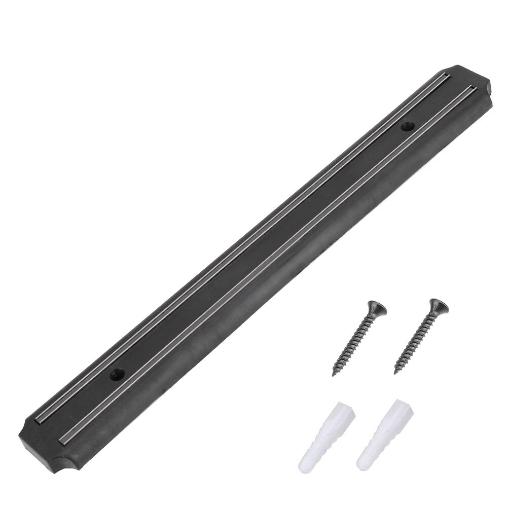 33-55 cm preto suporte de faca magnética suporte de parede tira magnética faca titular barra de cozinha faca bloco de armazenamento para faca de metal